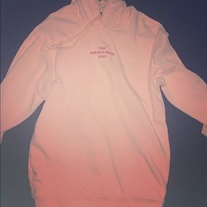 Pink custom hoodie. New condition